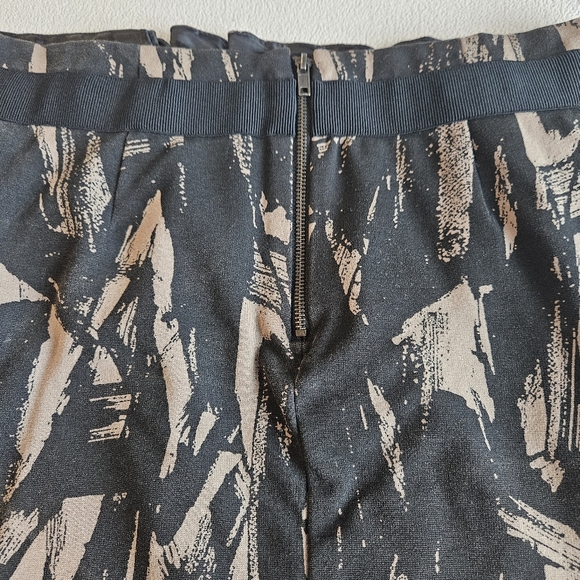 Simply Vera x Vera Wang Skirt Women's Size 12 Brown/Black Zip Pockets - Picture 4 of 7